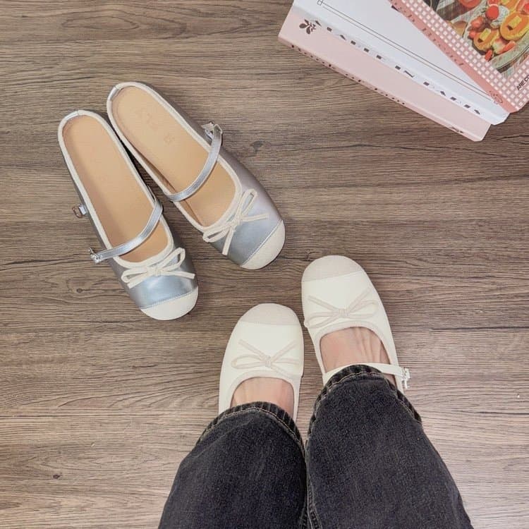 French Hidden Wedge Ballet Flats Women 2026 Summer New Evening Breeze Dress Shoes Single Shoes Bean Shoes