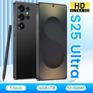 Cross-Border New S25 Ultra Built-in Stylus Android Phone 7.3-Inch All-in-One 4GB+64GB 4G Punch Hole