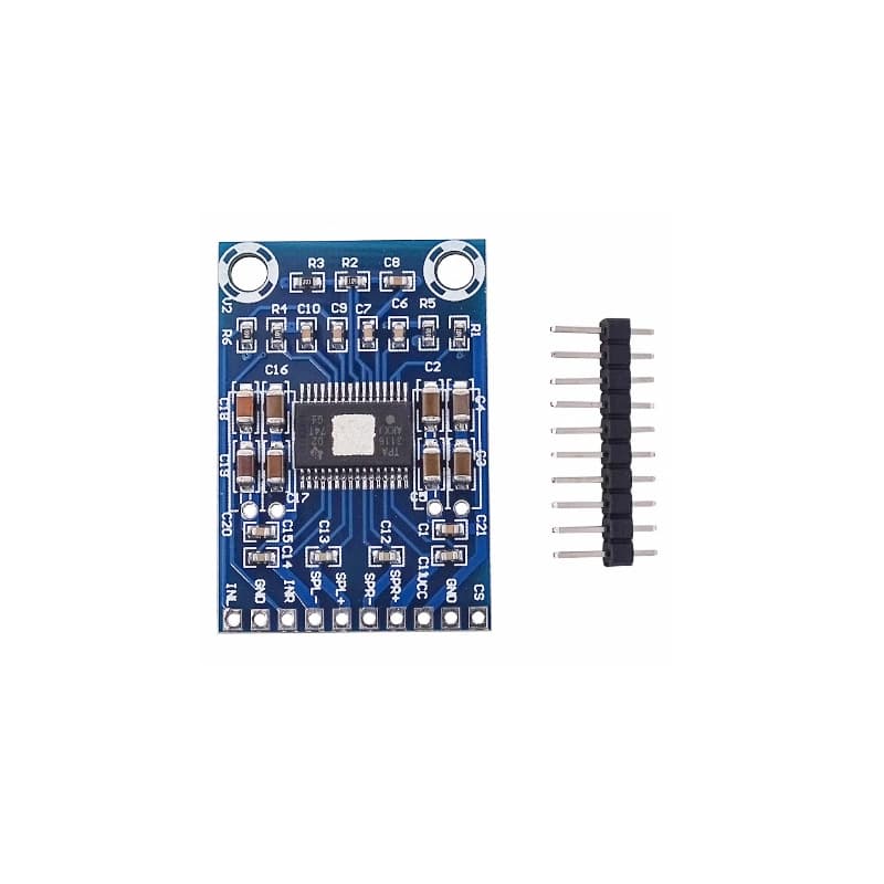 XH-M562 Ultra-Mini TPA3116D2 Digital Audio Amplifier Board Class D Amp Board Ultra-Thin Dual 50W