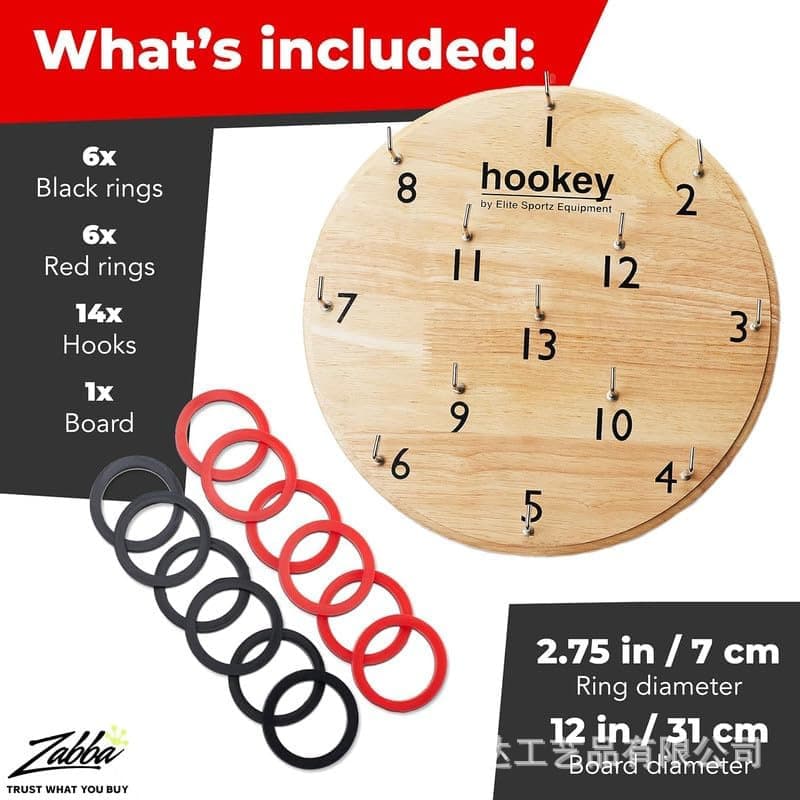 Wooden outdoor game beach hemp rope ring children adult interactive ring throwing board dart wall ring toy