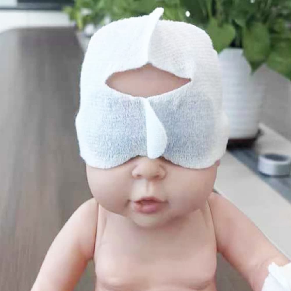 Fast Shipping Baby Light-Blocking Protective Eye Mask, Y-Shaped Newborn Phototherapy Goggle, High Elasticity Comfortable Anti-Blue Light
