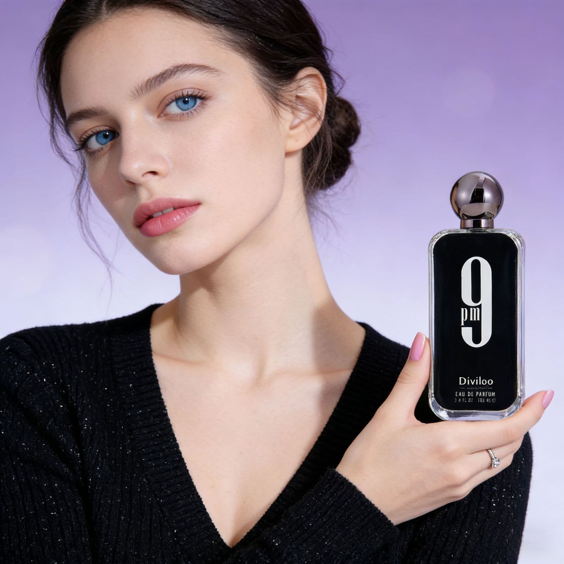 Foreign Trade 9 Series Men's and Women's Perfume 100ml Long-Lasting Fresh Oriental Woody Scent Arabian No. 9 9 O'Clock Strong Perfume