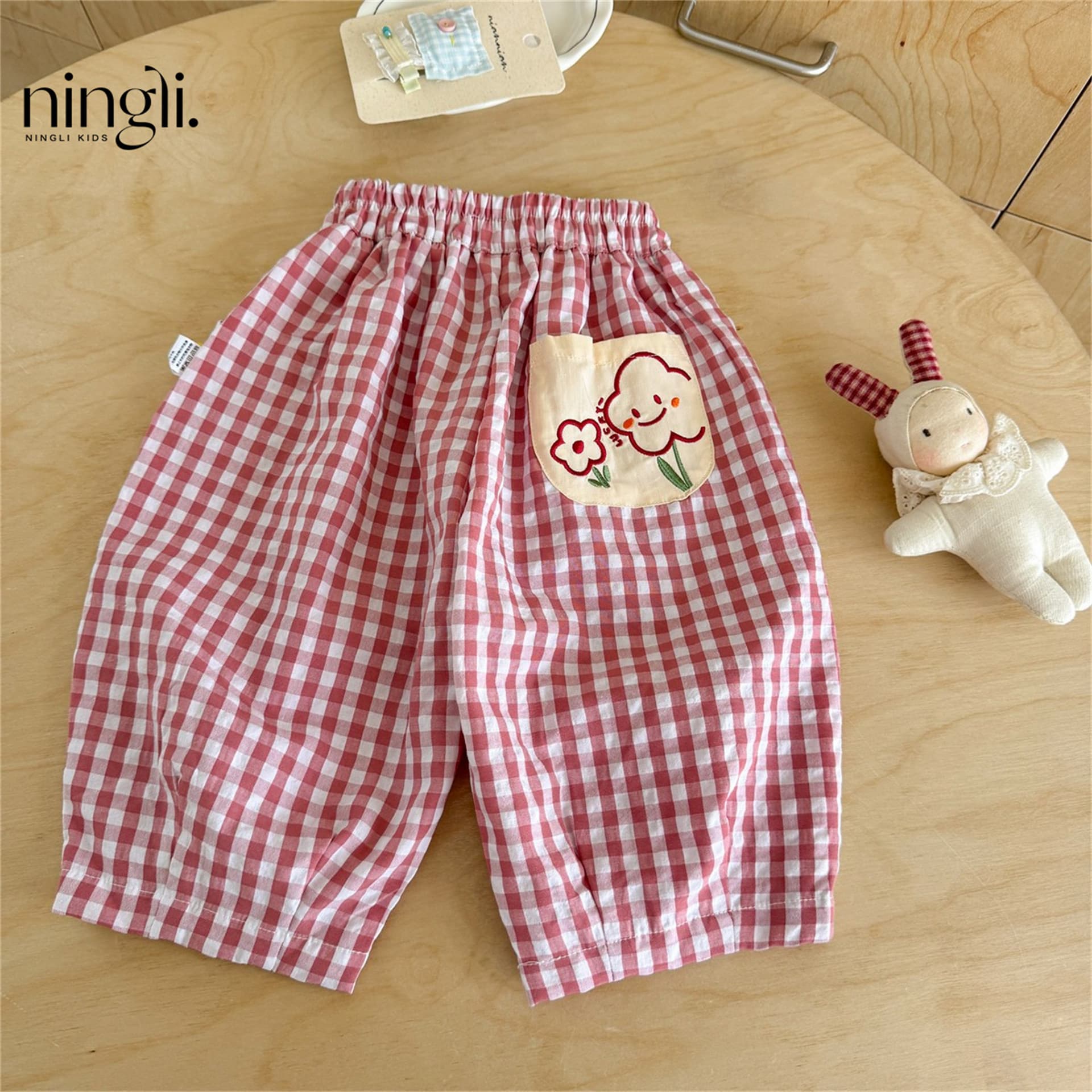 Ningli Girls Mosquito-Repellent Pants Summer 2026 New Style Baby Girls Loose Pants Summer Children's Thin Pants Fashion