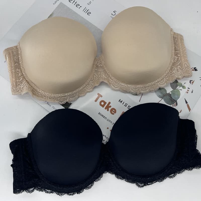 Cross-border Trade Plus Size Bra Adjustable Invisible Straps Women's Underwear Push-up Lift Side Shaping Bra