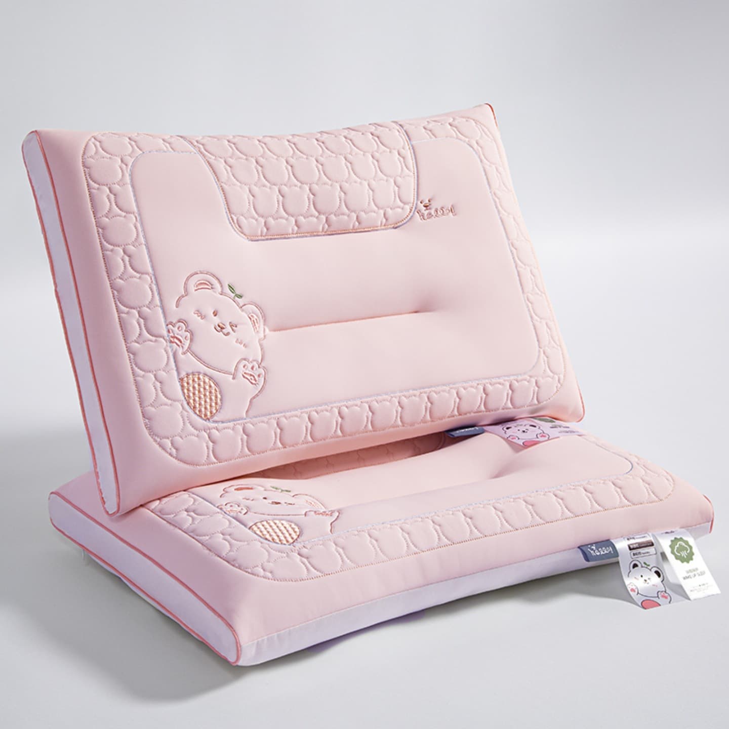 2025 New A-Grade Ice Silk Latex Pillow, Washable Adult Contour Pillow, Promotional Gift Pillow Manufacturer