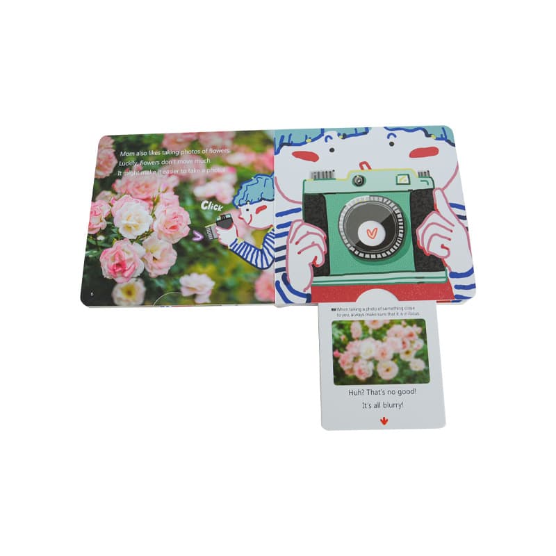 Manufacturer specializing in printing children's enlightenment and early education cognitive books, parent-child interactive pull-tab intelligence-developing books.