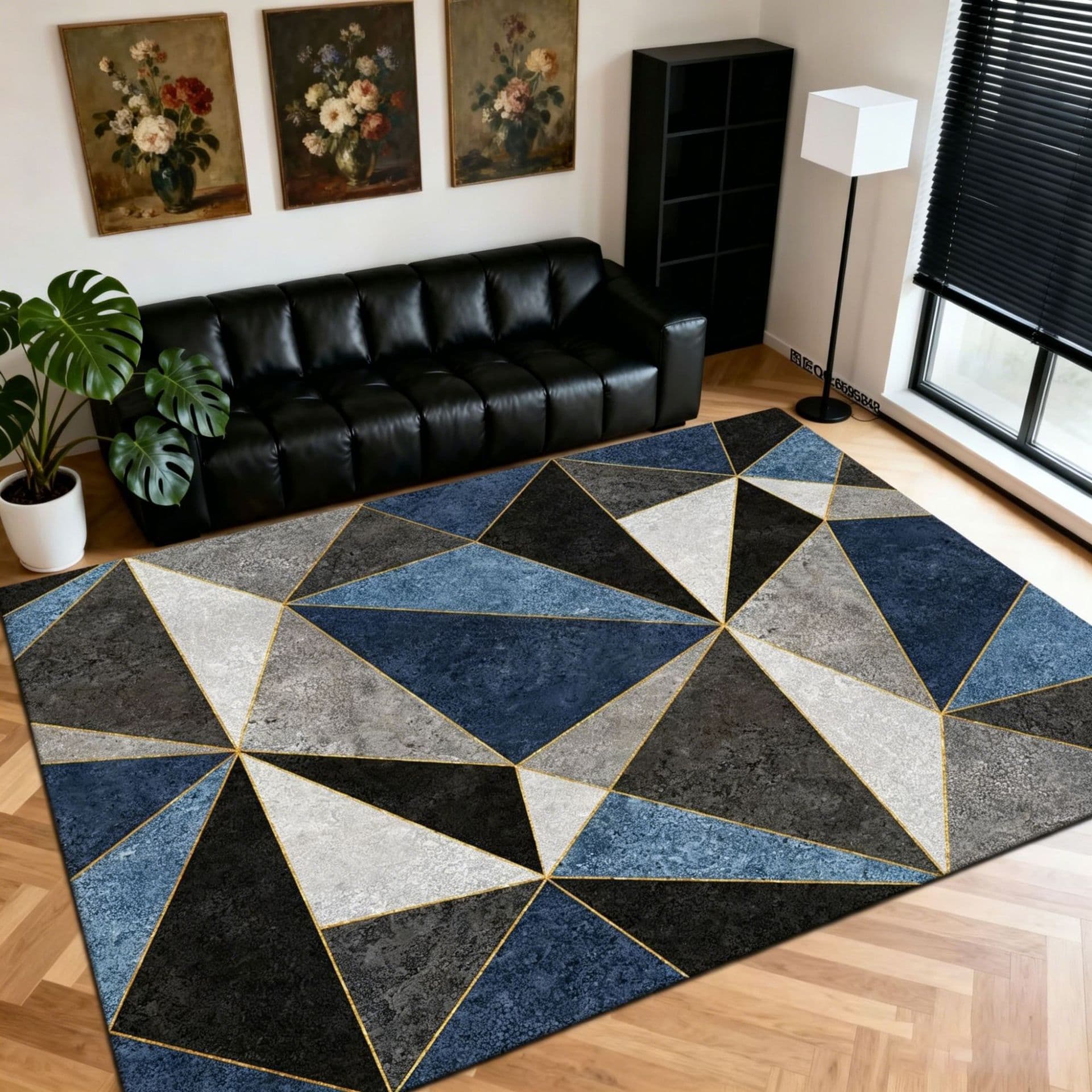 Cross-border crystal velvet living room carpet Polyester living room carpet living room carpet floor mat