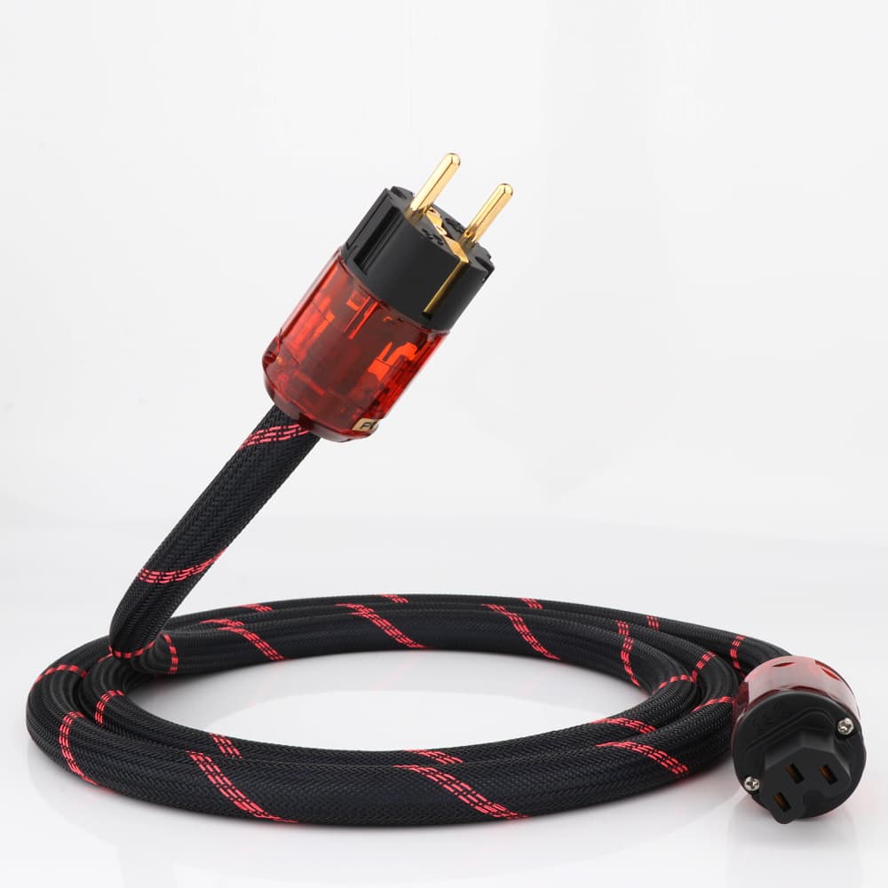 Preffair EU/US Standard OFC High-Quality Power Plug Gold-Plated Amplifier Audio Connection Power Cord