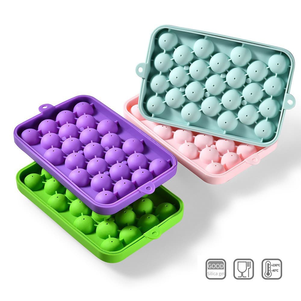 Silicone Ice Cube Tray, Handmade Grape Mold, DIY Bracelet Soap Mold, Silicone Food Container, Pudding Mold