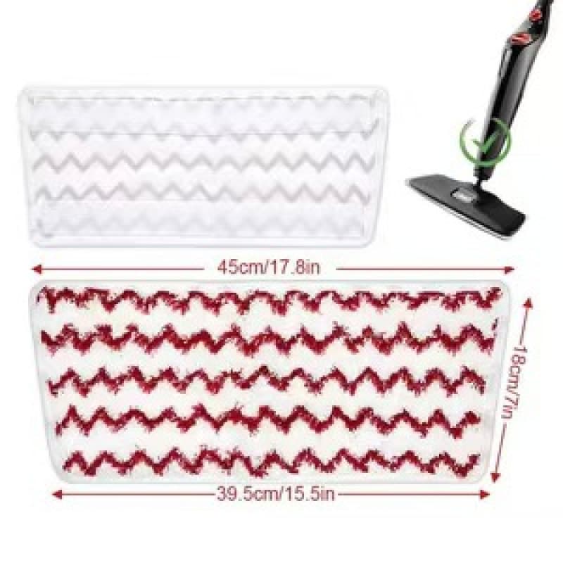 Replacement pads for Vileda Steam XXL and similar steam mops with panel size approx. 40×18 cm