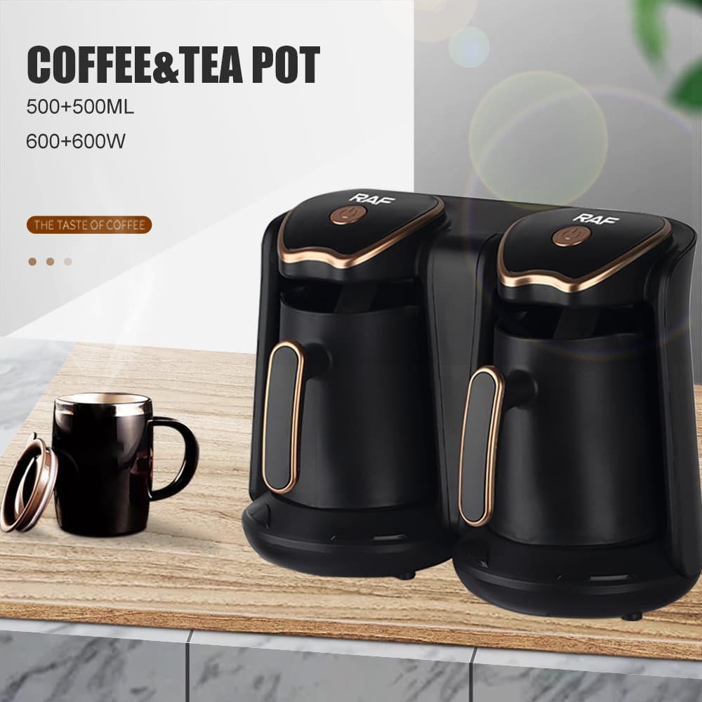 RAF European Standard Home Heated Coffee Mug, New Turkish Coffee Pot, Portable Office Coffee and Tea Maker