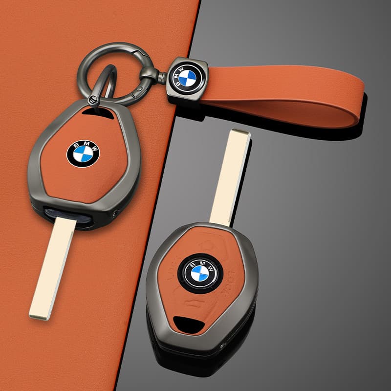 BMW Old Model Flip Key Case Cover for X3 5 Z3 4 3 5 7 Series E38 E39 E46 E83 Car Keychain Buckle