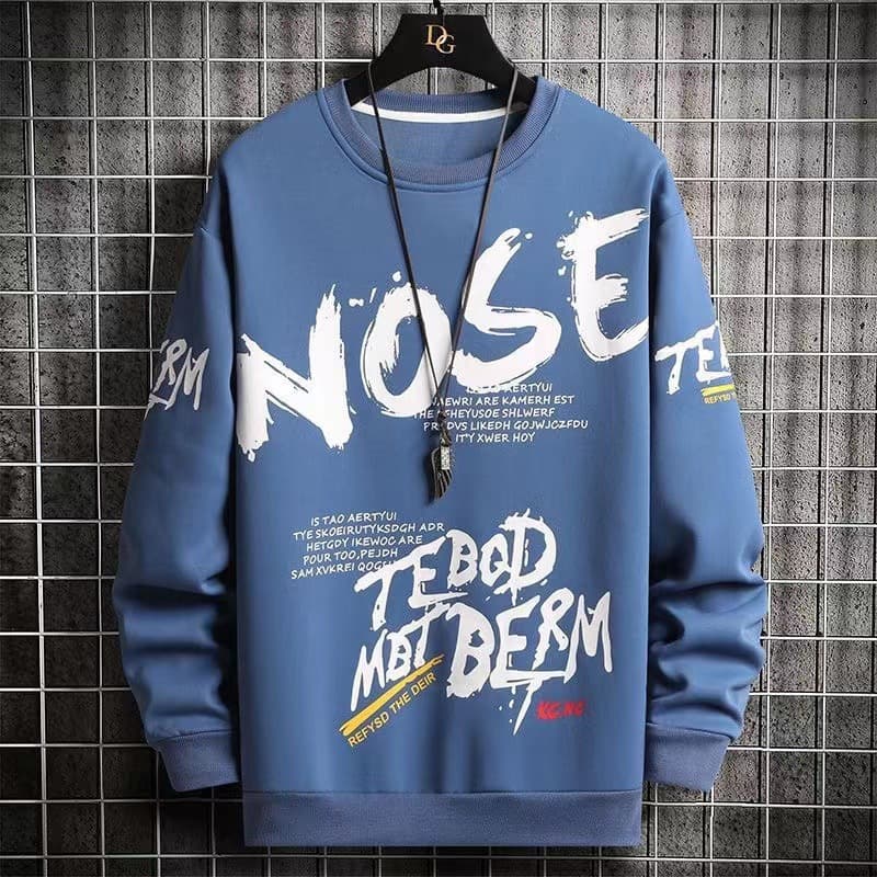 Student Casual Versatile Loose Long-Sleeve Base Layer Top Sports Jacket New Men's Pullover Hoodie for Spring and Autumn