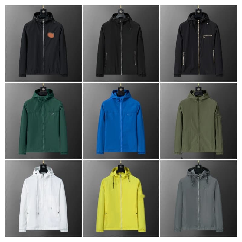 Cross-Border Correct Version 26 Spring, Autumn and Winter Hooded Jacket, Fashionable and Versatile Trench Coat for Men, Dunhuang Foreign Trade