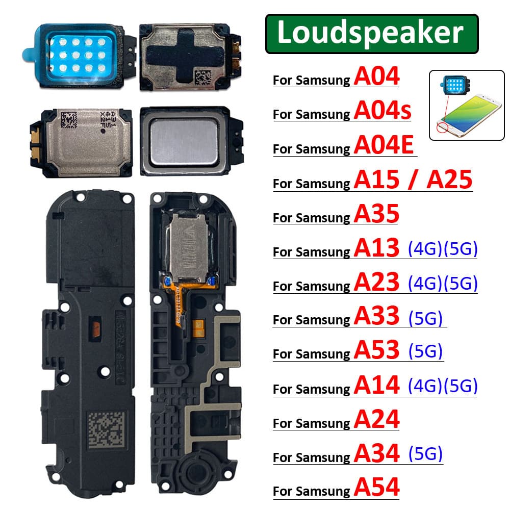 Speaker speaker earpiece suitable for Samsung A04 A04E A05 A23 A33 A53 A34 A54