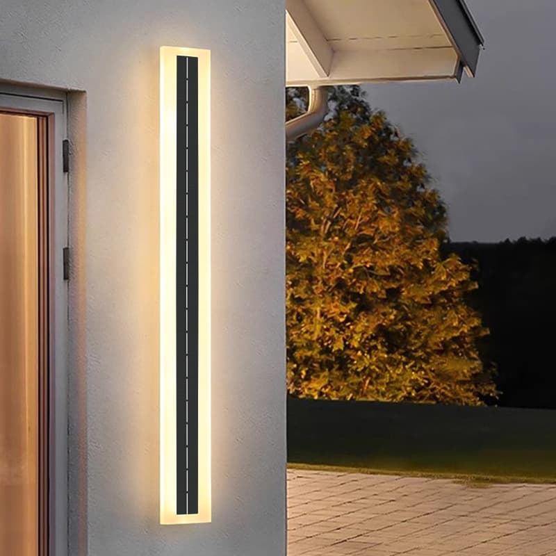 Cross-border outdoor wall lamp solar strip wall lamp villa courtyard lamp door front lamp entrance door wall lamp outdoor wall lamp