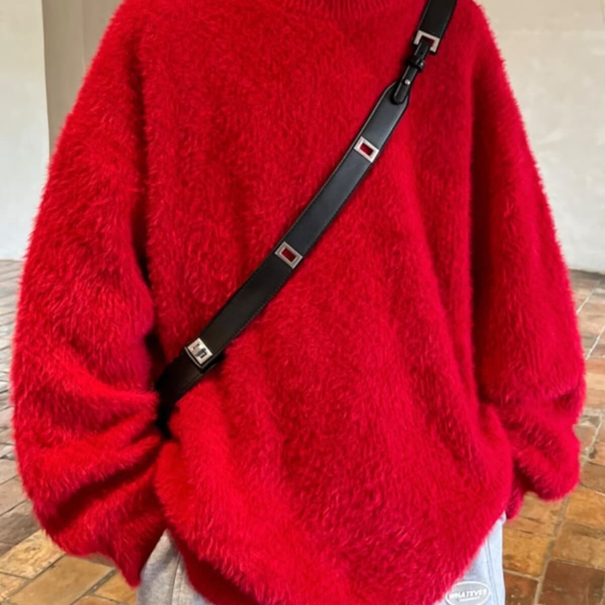 Crew Neck Sweater Men's Japanese Solid Color Retro Streetwear Base Layer Warm Knit Top 2024 New Arrival