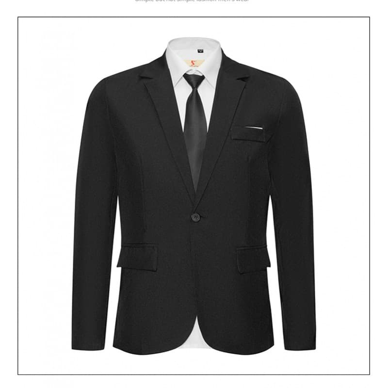 2025 New Foreign Trade Cross-border Autumn Winter Men's Suit Korean Style Groom Casual Suit Men's Clothing Jacket Single Top