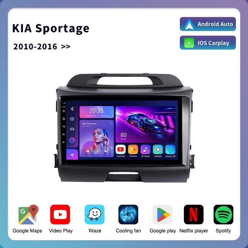 Suitable for Kia Sportage Navigation System Kia Sportage Android Radio Carplay Mp5