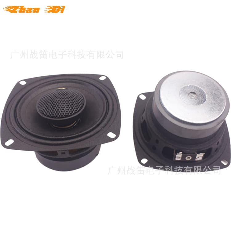 Factory wholesale 4 inch coaxial car speaker 4 ohm 150 watt 2 way car horn