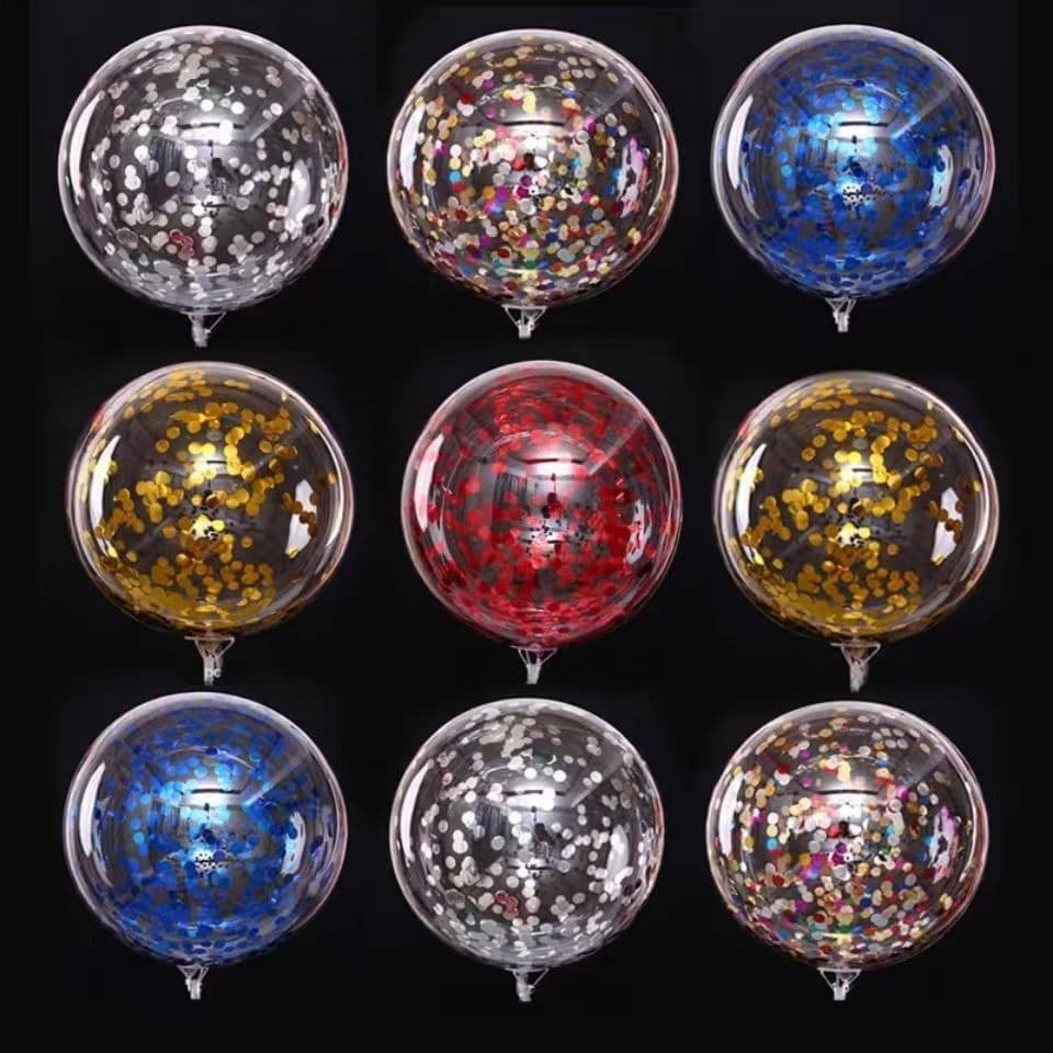 Internet celebrity sequined wave ball decoration manufacturer wholesale 10 inch 18 inch 20 inch 22 inch 36 inch wave balloon arrangement