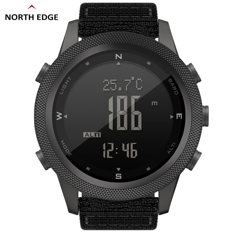 Wholesale NORTH EDGE Apache46 Men's Outdoor Digital Watch Altimeter Stopwatch Barometer Temperature