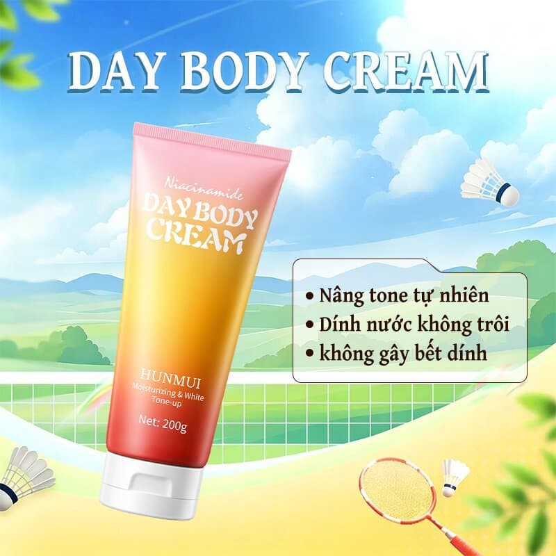 Cross-border TK popular day body cream full body moisturizing and brightening moisturizing cream natural non-whitening body cream