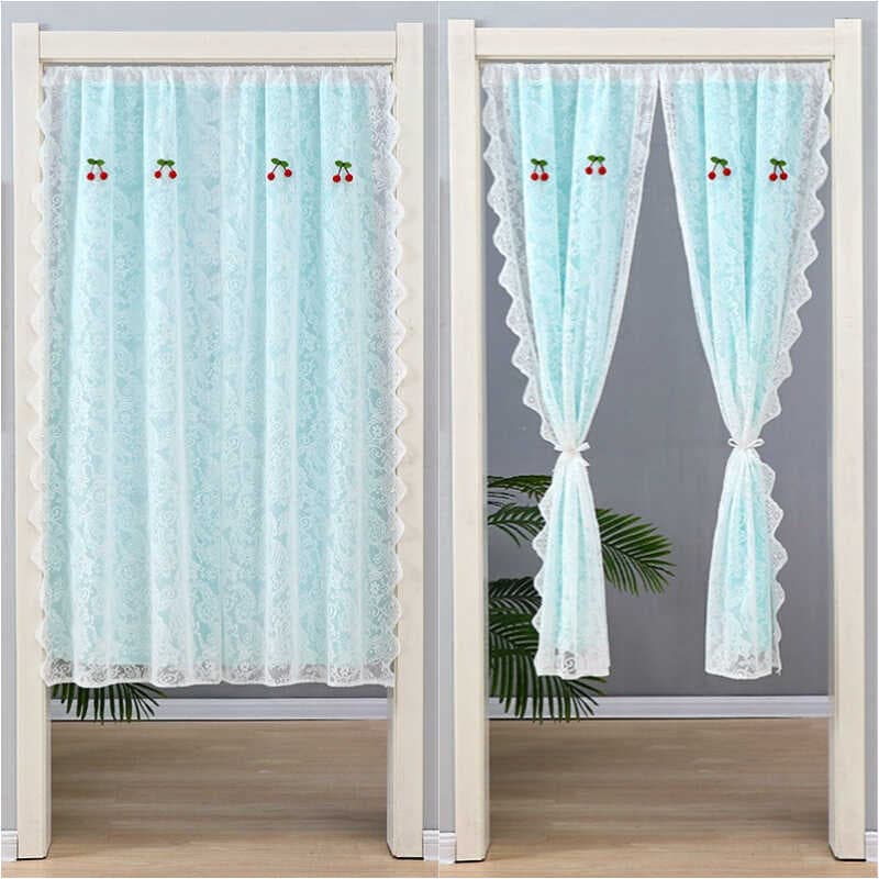 Half Curtain Door Partition for Kitchen Bedroom Bathroom Opaque Privacy Screen Fresh Style