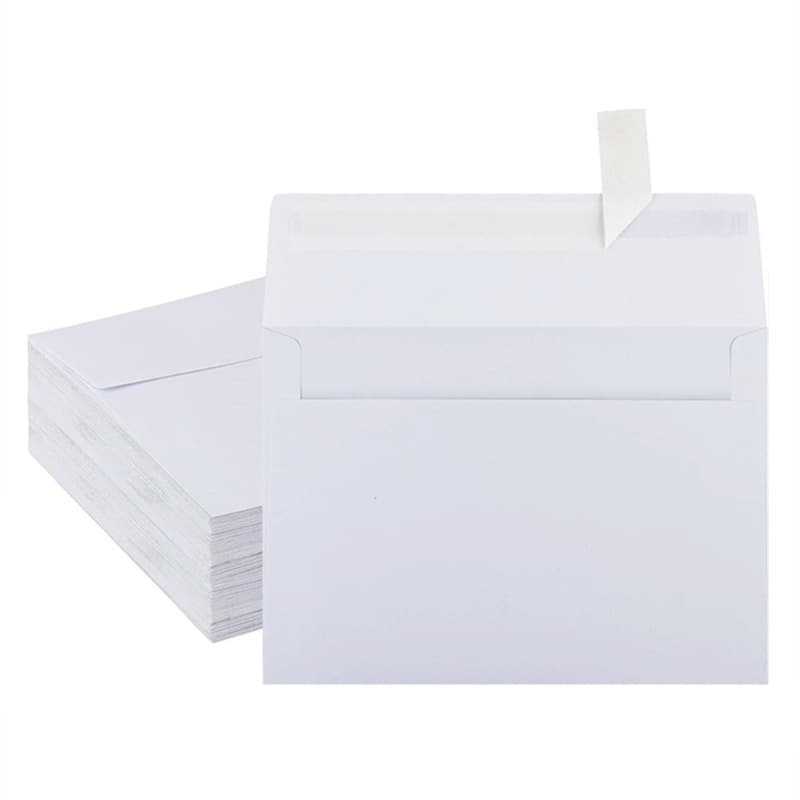 Amazon A7 Envelope 100g Double Offset Kraft Paper Envelope Invitation Envelope Western Sealing Glue A4 Envelope
