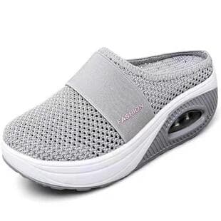 Export Large Size Slippers Women 2026 New Amazon AliExpress Mesh Heelless Half Slippers Large Size Women's Slippers