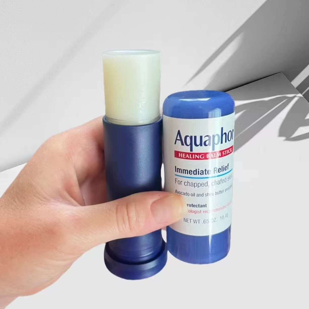 Aquaphor Lip Repair Ointment Moisturizing Dry Cracked Lips Waterproof Healing Hydrating Lip Balm Stick 18.4g