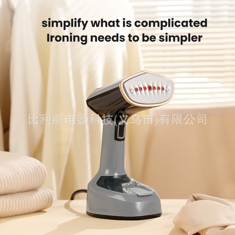Export-standard European standard steam iron brush, portable handheld garment steamer, foldable ironing brush for ironing clothes.