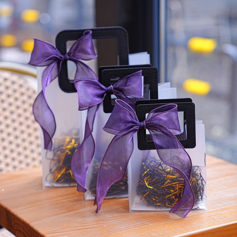 Mid-Autumn Festival gift box Chinese Valentine's Day transparent handbag gift bag wedding bridesmaid companion gift bag birthday packaging bag