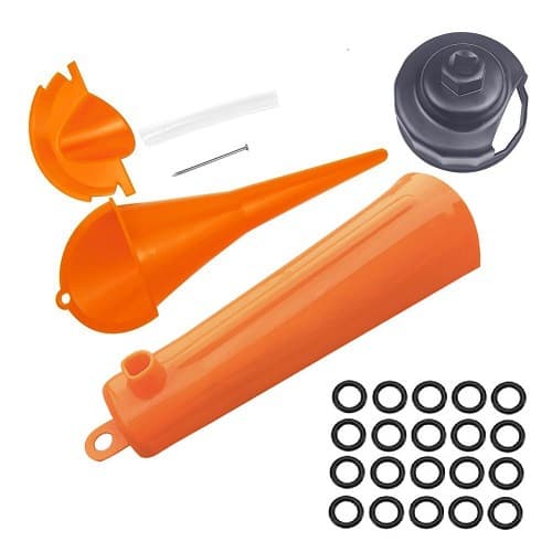 20-turn Oil Change Funnel Set, Filter Wrench, Oil Change Kit Suitable for Harley