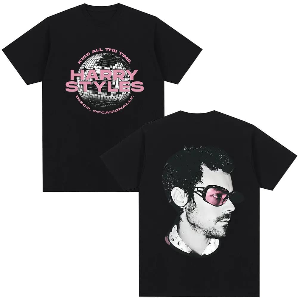 Kiss All the Time Disco Occasionally T-Shirt Fan Gift Men Women Clothing Fashion Cotton Casual