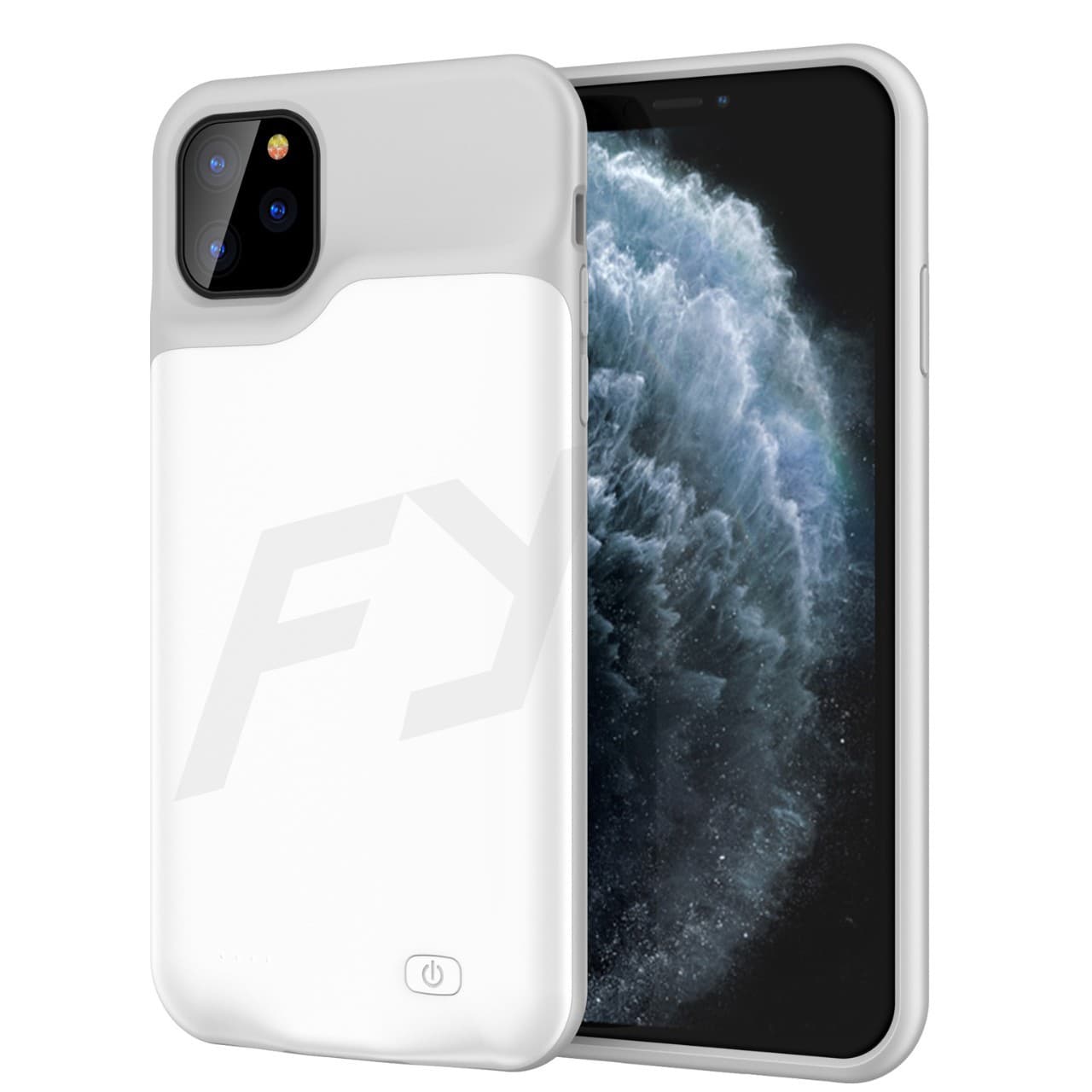 Fyt Is Suitable for Apple 14/Pro/Max Back Clip Battery, Source Manufacturer, Foreign Trade Tpu Full-Cover Soft Gel Power Bank