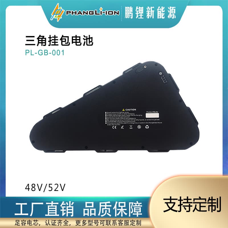 Triangle Saddlebag Lithium Battery 48V Lithium Battery for Snow Bike Mountain Bike E-bike Battery