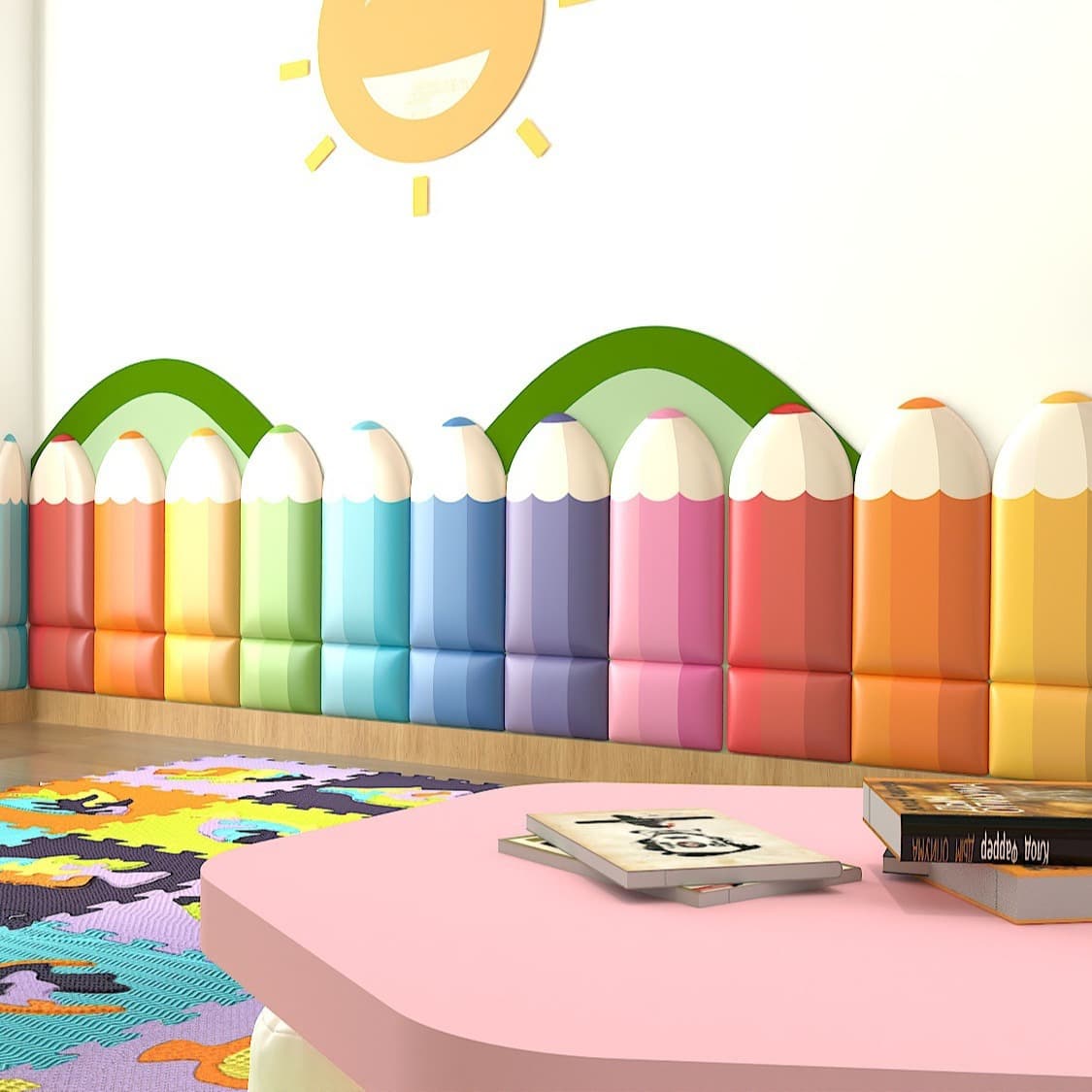 Soft Wall Padding and Anti-Collision Stickers for Children's Rooms, Tatami, Kindergartens, Early Education Cultural Walls