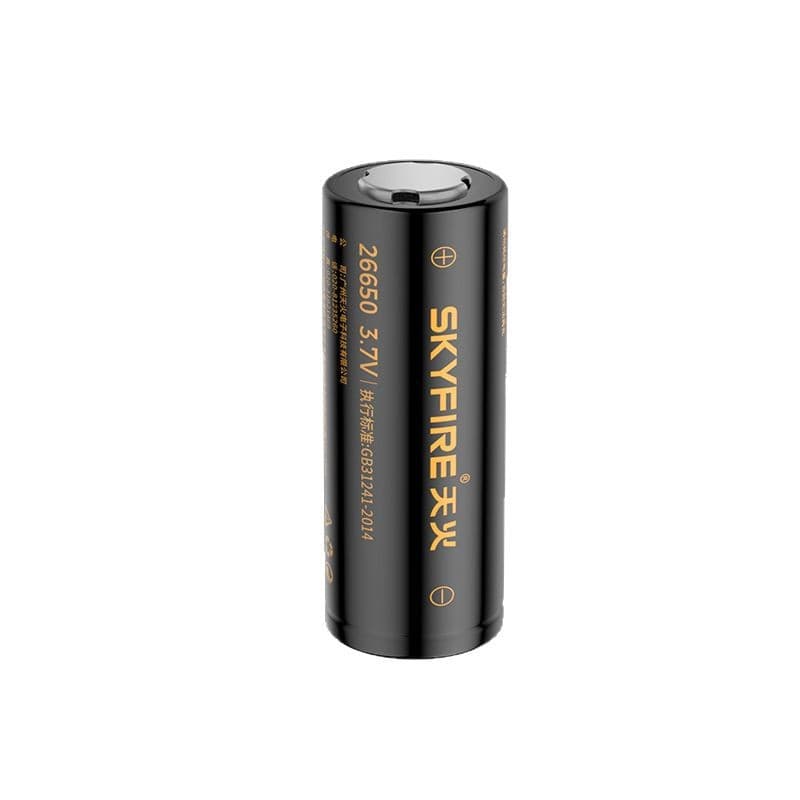 Tianhuo 26650 Lithium Battery Charger 3000mAh High Capacity 3.7V Bright Flashlight USB Charging Cradle
