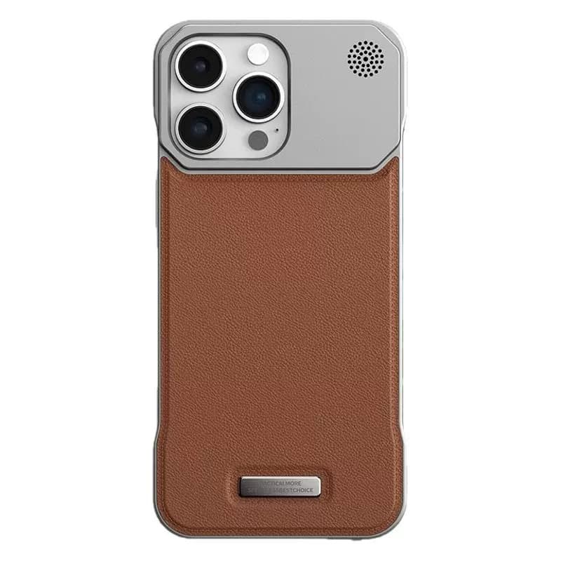 Compatible with iPhone 17 Pro Borderless Aroma Magnetic Phone Case, Apple 16 Leather Anti-Drop 15 Protective Cover 143