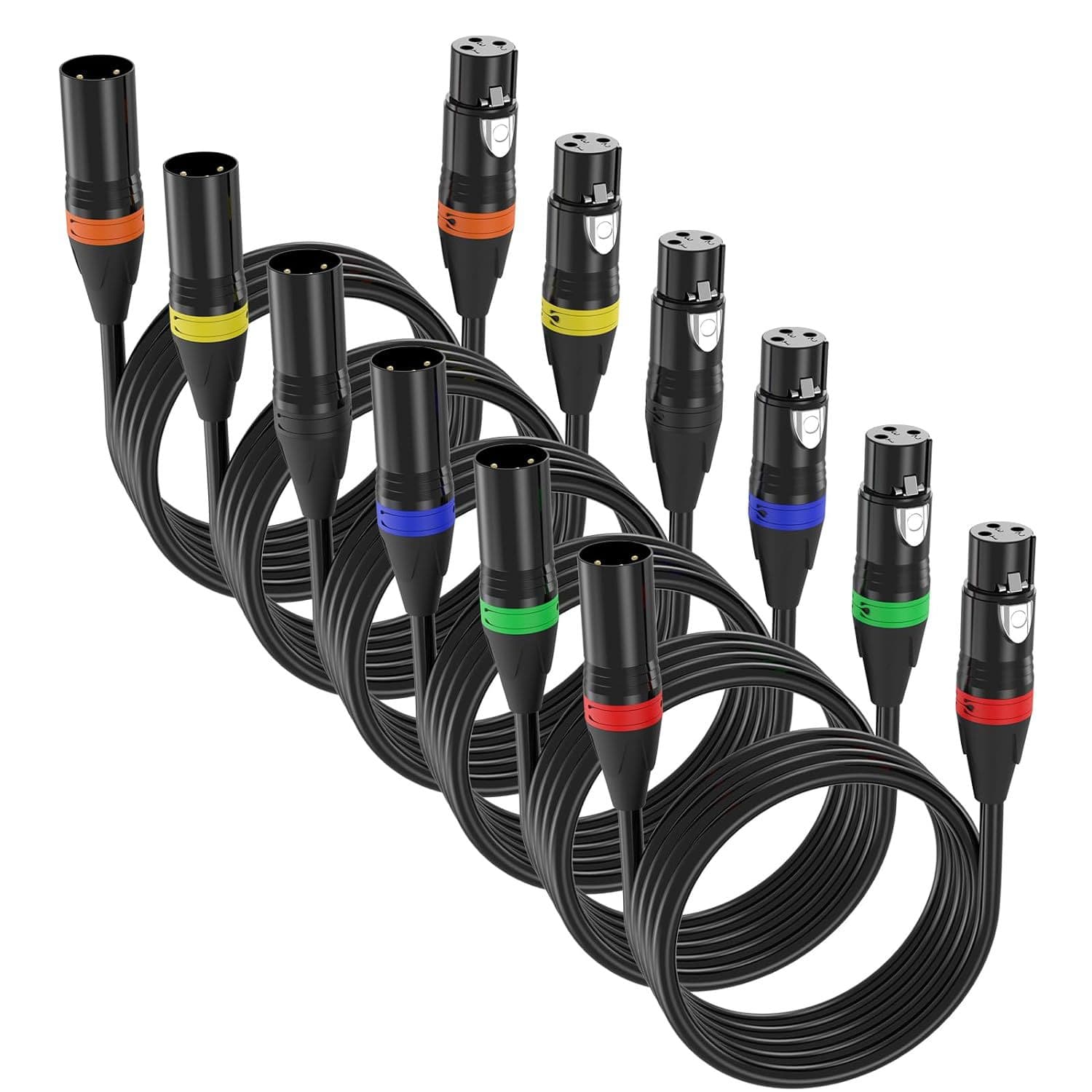 Factory Hot-Selling Cross-Border Nutrik-Style 3-Pin Male to Female Zinc Alloy Microphone Mixer XLR Balanced Audio Cable
