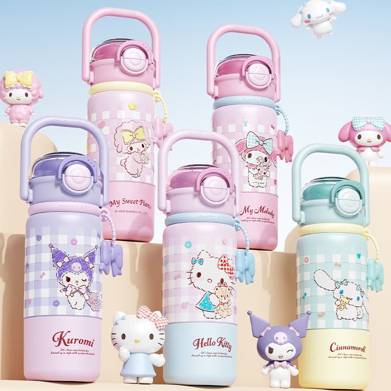 Sanrio children's thermos cup 316 stainless steel student kindergarten school special double drinking cup kettle