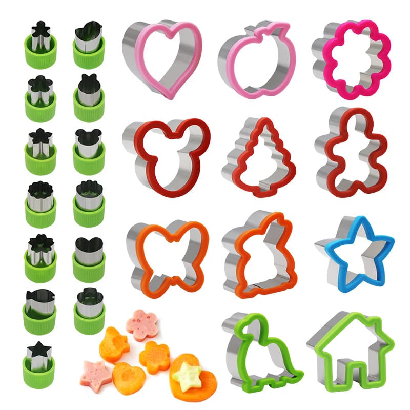 In Stock Cute Omelette Mold Baking Omelette Ring Biscuit Mold Stainless Steel Bread Baking Tool