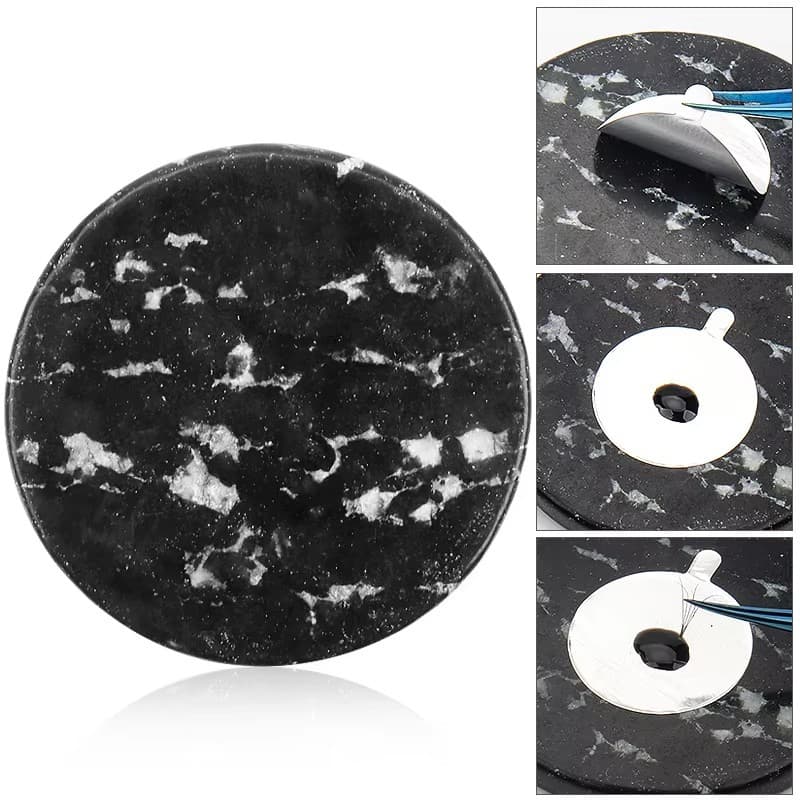Wholesale Eyelash Extension Glue Pad, False Eyelash Extension Tray, Eyelash Glue Jade Pad