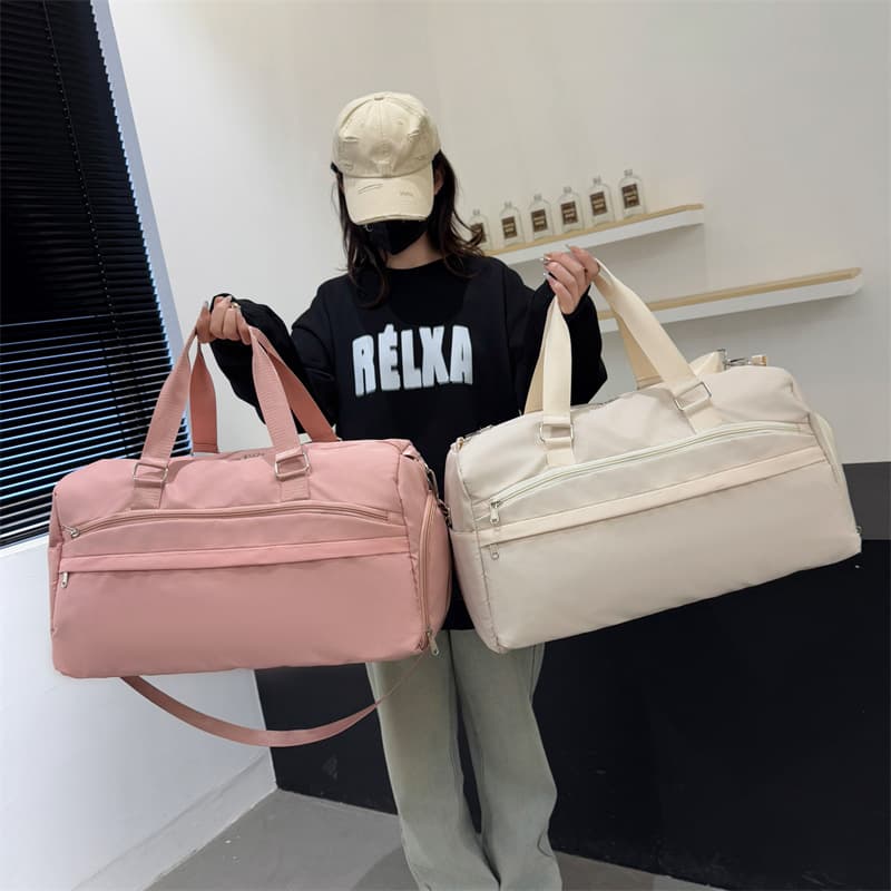 2025 New Simple Handheld Travel Bag Casual Sports Fitness Bag Yoga Bag Women's Multifunctional Lightweight Luggage Bag