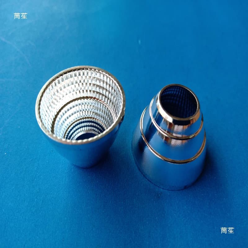 Reflector φ Flashlight Cup Plated Degree Luminescence 18mm Height LED 24 27mm Reflector Spotlight Plastic Details