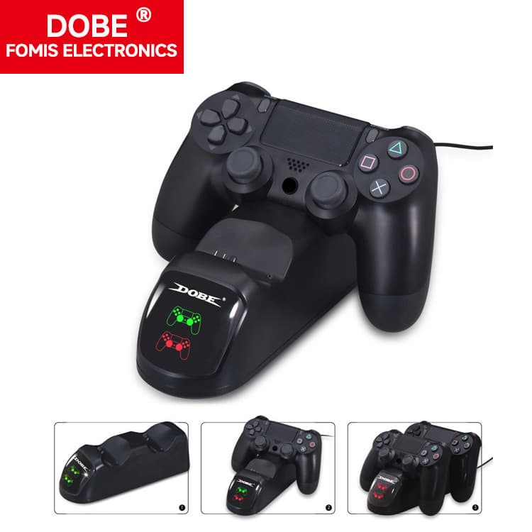 PS4 Wireless Game Controller LED Dual Charging Station TP4-889