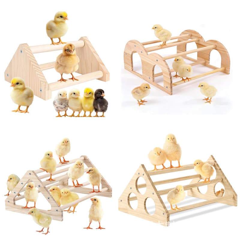 Factory Wholesale Wooden Parrot Perch Stand Chicken Large Stand Rooster Hen Training Stand Bird Perch Pet Supplies Stand