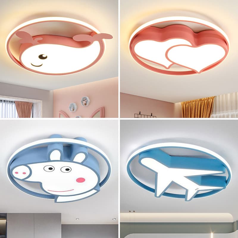 New children's room LED bedroom lamp modern atmosphere creative ceiling lamp simple bedroom study ceiling lamp