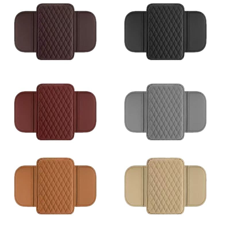 Universal Car Armrest Box Storage Bag, Center Console Organizer, Multi-Function Heightened and Widened Elbow Pad